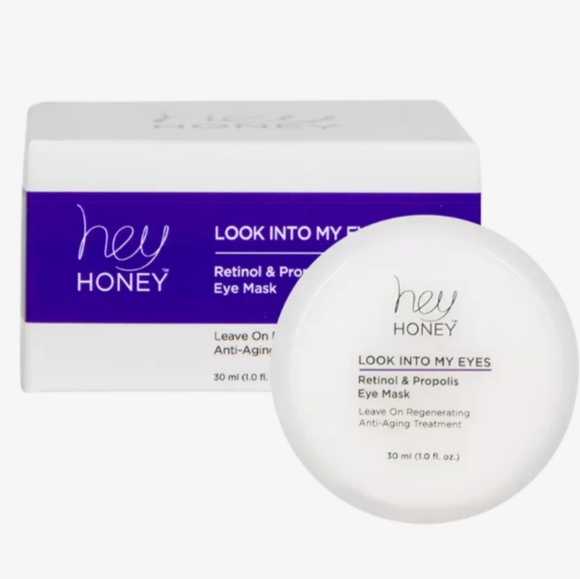 Hey Honey Look Into My Eyes Retinol & Propolis Eye Mask Full Size NWT - Picture 4 of 5
